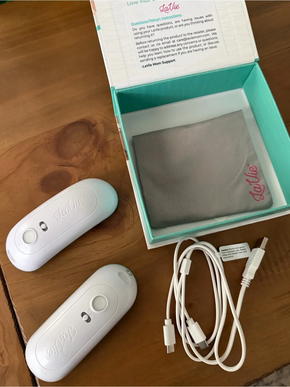 Warming Lactation Massage Pads - Teal